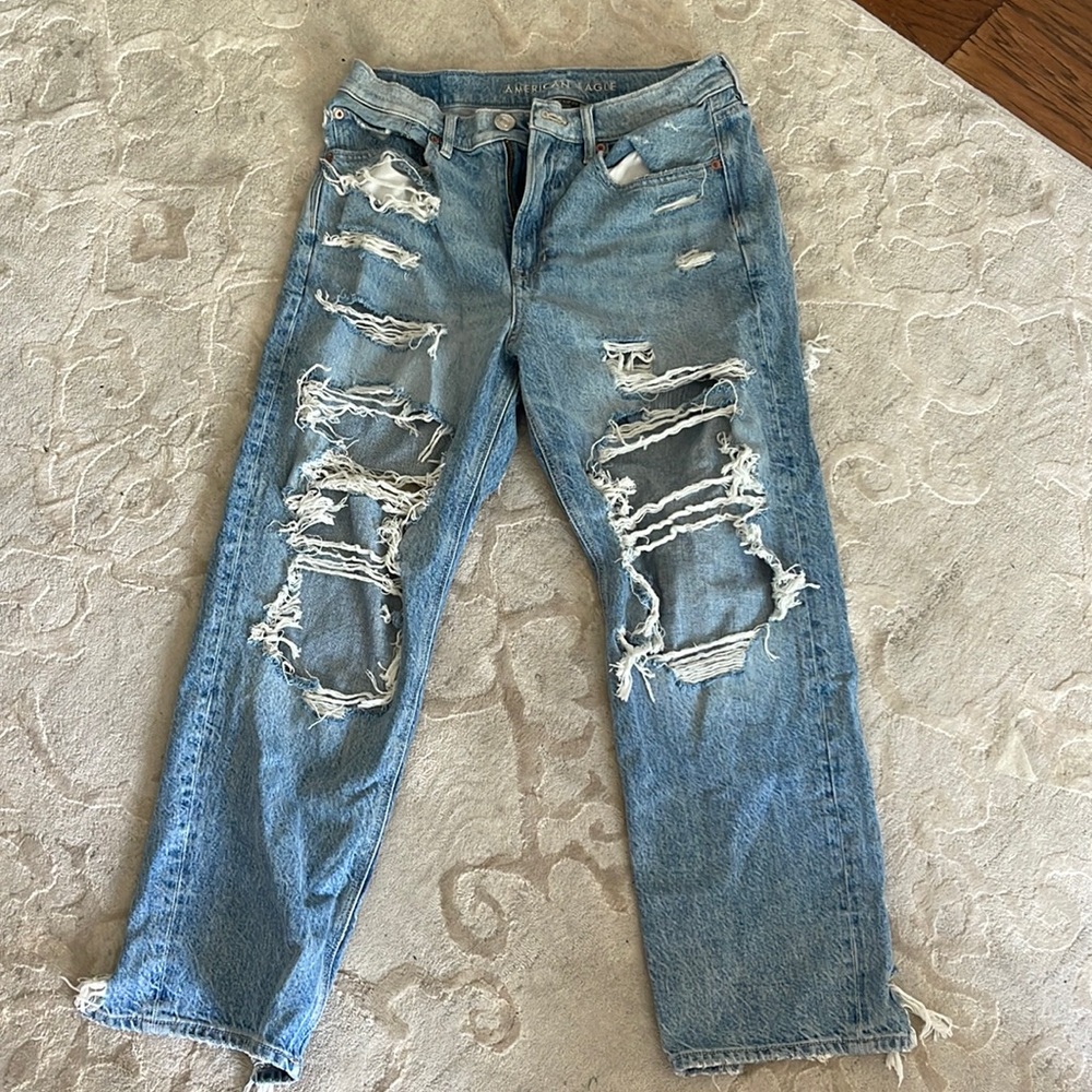 American Eagle Ripped Jeans (short)